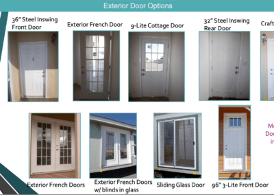 Exterior Door Options